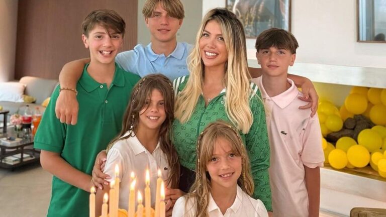 Los posteos de Wanda Nara y Mauro Icardi durante el festejo de cumpleaños de su hija Francesca