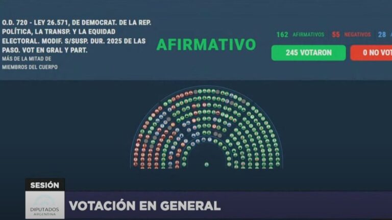 Suspensión de las PASO: cómo votó cada diputado