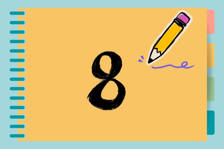 Qué significa escribir el número ocho con dos círculos por separado, según un estudio
