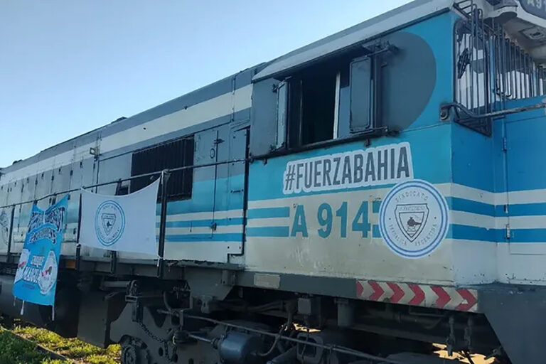 Tren sanitario para damnificados de Bahía Blanca