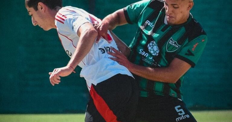 La Reserva de River, puntera con un doblete de Dadín ante San Martín de San Juan