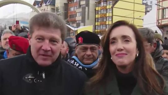 Victoria Villarruel encabezó el acto oficial por Malvinas en Tierra del Fuego