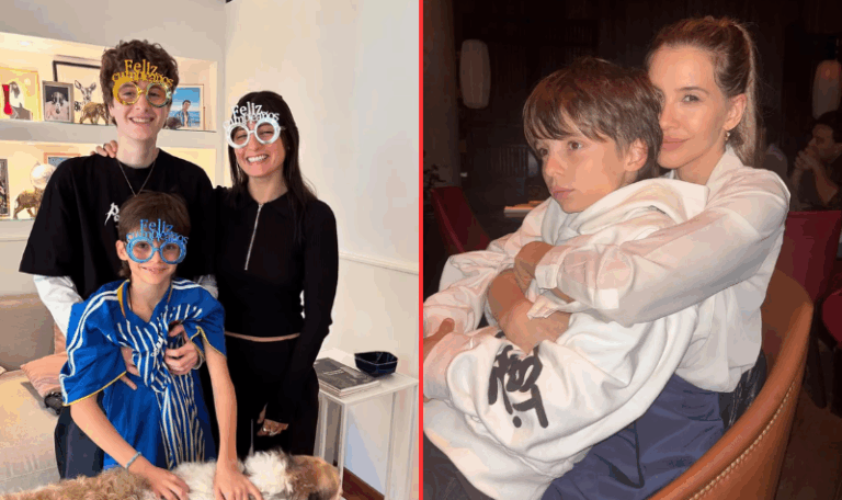 Así celebró Guillermina Valdés los 11 años de su hijo Lolo: las fotos