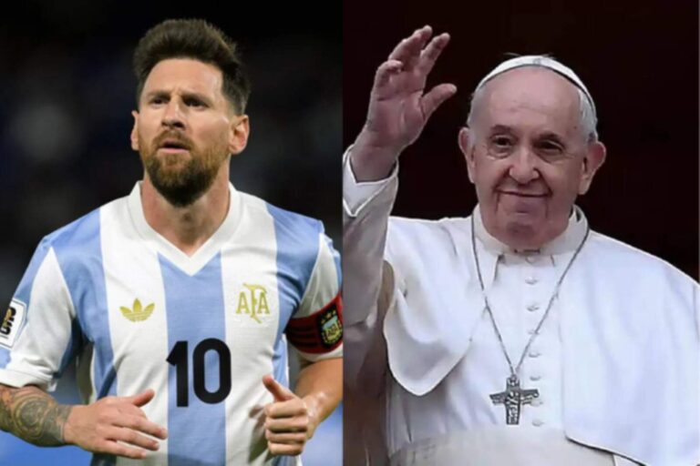 Lionel Messi se sumó a los mensajes de despedida del Papa Francisco