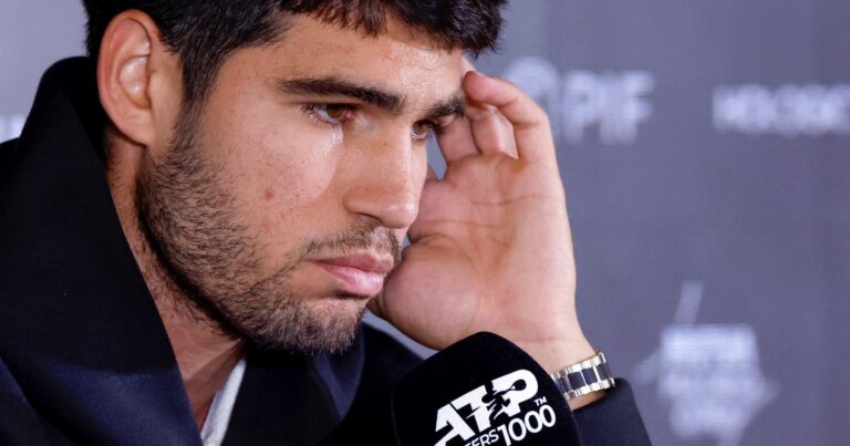 Golpe para Alcaraz: anunció su baja del Masters 1000 de Madrid por lesión