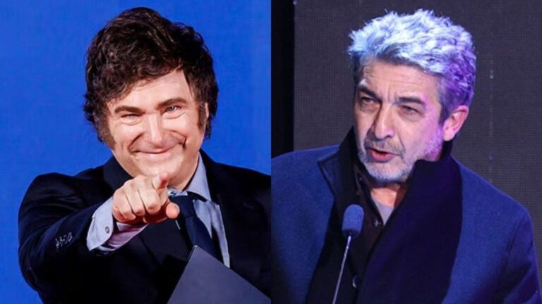 Javier Milei arremetió contra Ricardo Darín por el Empanada-gate: «Ignorante y operador»