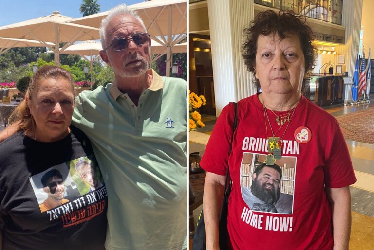 Milei se reunió en Israel con familiares de rehenes argentinos aún cautivos en Gaza