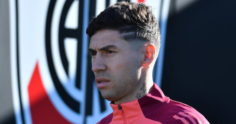 Alivio en River por Montiel: no hubo lesión en el codo