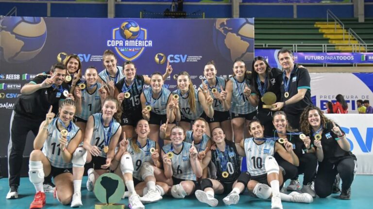 Histórico: Las Panteras, campeonas de la Copa América de Vóley Femenino tras vencer a Brasil
