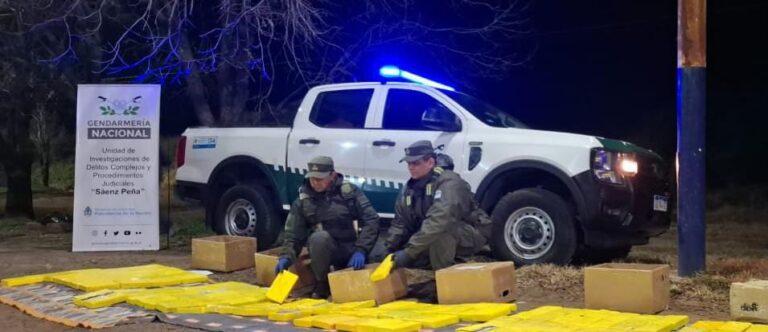 Detectan un camión con cocaína en Chaco y desarticulan banda narco con base en Salta