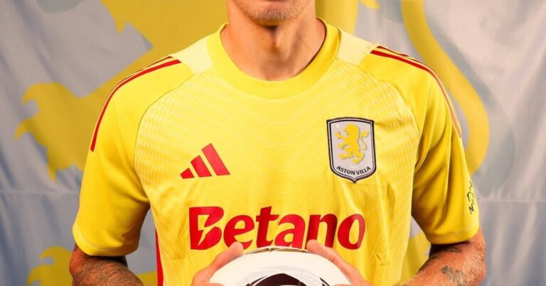 Aston Villa presentó al nuevo arquero con el que el Dibu Martínez competirá por el puesto