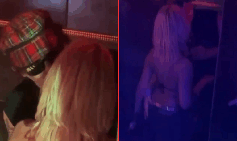 Quién es la bailarina que fue vista a los besos con Dillom en España