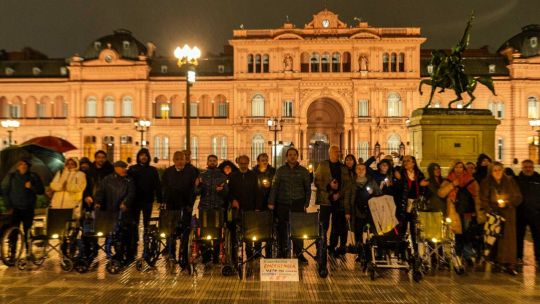 Ley de Discapacidad: la marcha de vigilia contra el veto presidencial