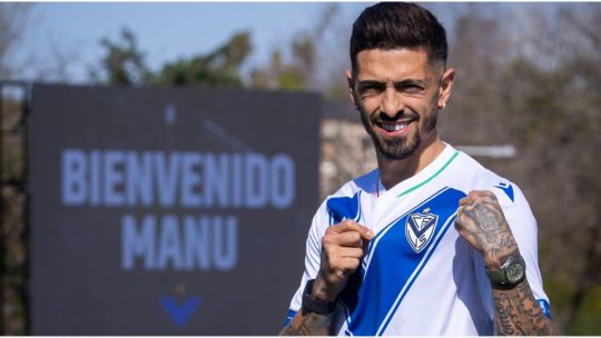 Manuel Lanzini se sumó a Vélez tras quedar marginado en River