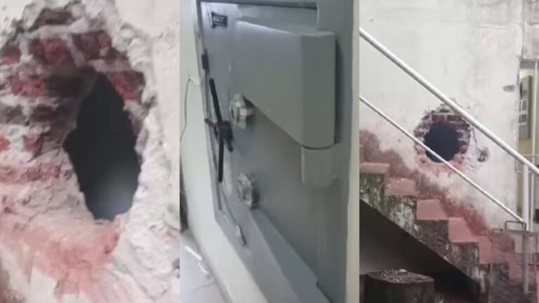 Robo frustrado en Zárate: hicieron un boquete en un banco y hallaron la bóveda vacía