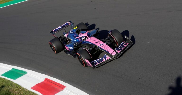 GP de Italia: el Alpine de Colapinto fue último en los ensayos del viernes, primero en las manos de Paul Aron y después en las del argentino