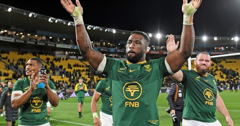 Paliza histórica de Sudáfrica ante los All Blacks en el Rugby Championship