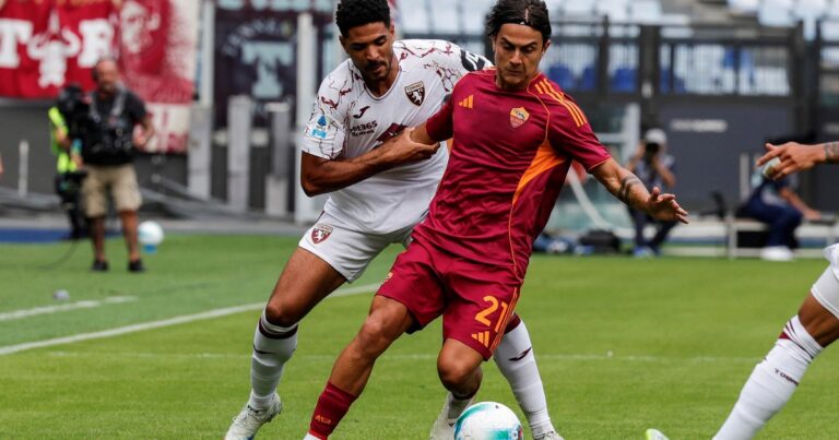 Por qué Gasperini sacó a Dybala en el entretiempo?