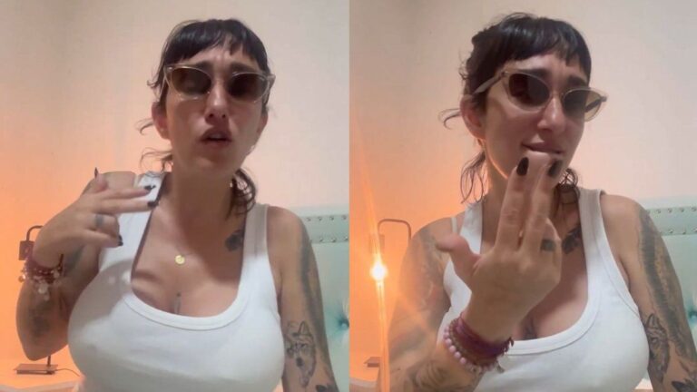 El insólito video viral de Leila Gianni que generó todo tipo de comentarios: «Dame fuego»