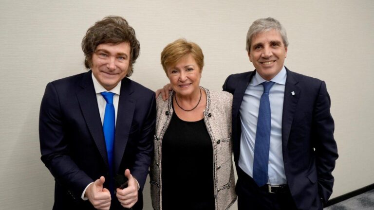 Kristalina Georgieva aseguró que la reunión con Javier Milei fue «excelente» y lo instó a avanzar con reformas