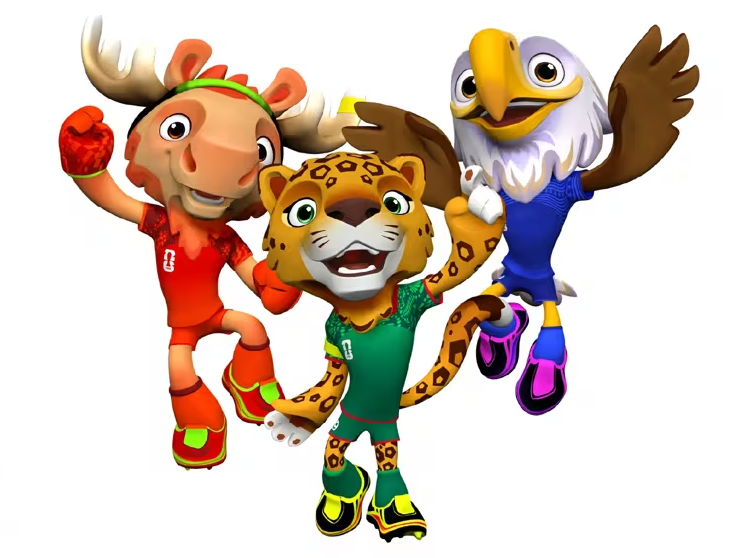 Mundial 2026: FIFA presentó sus flamantes tres mascotas
