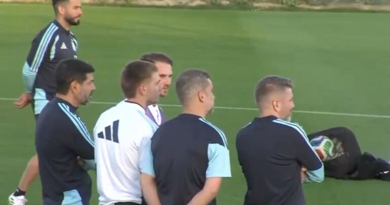 El gesto de Franco Mastantuono: viajó más de tres horas pese a estar lesionado para decir presente en el entrenamiento de la Selección Argentina