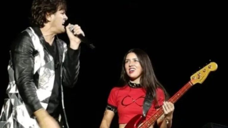 Romance en Los Piojos? Aseguran que Andrés Ciro Martínez está en pareja con la bajista Luli Bass