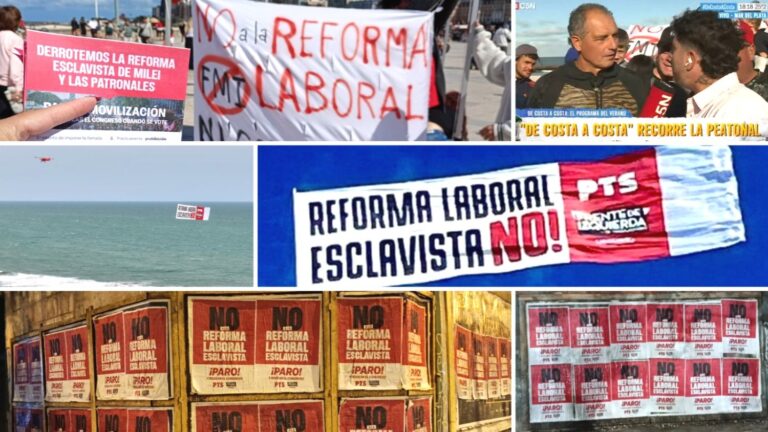 La izquierda contra la reforma laboral esclavista, mientras Bullrich viaja a defenderla